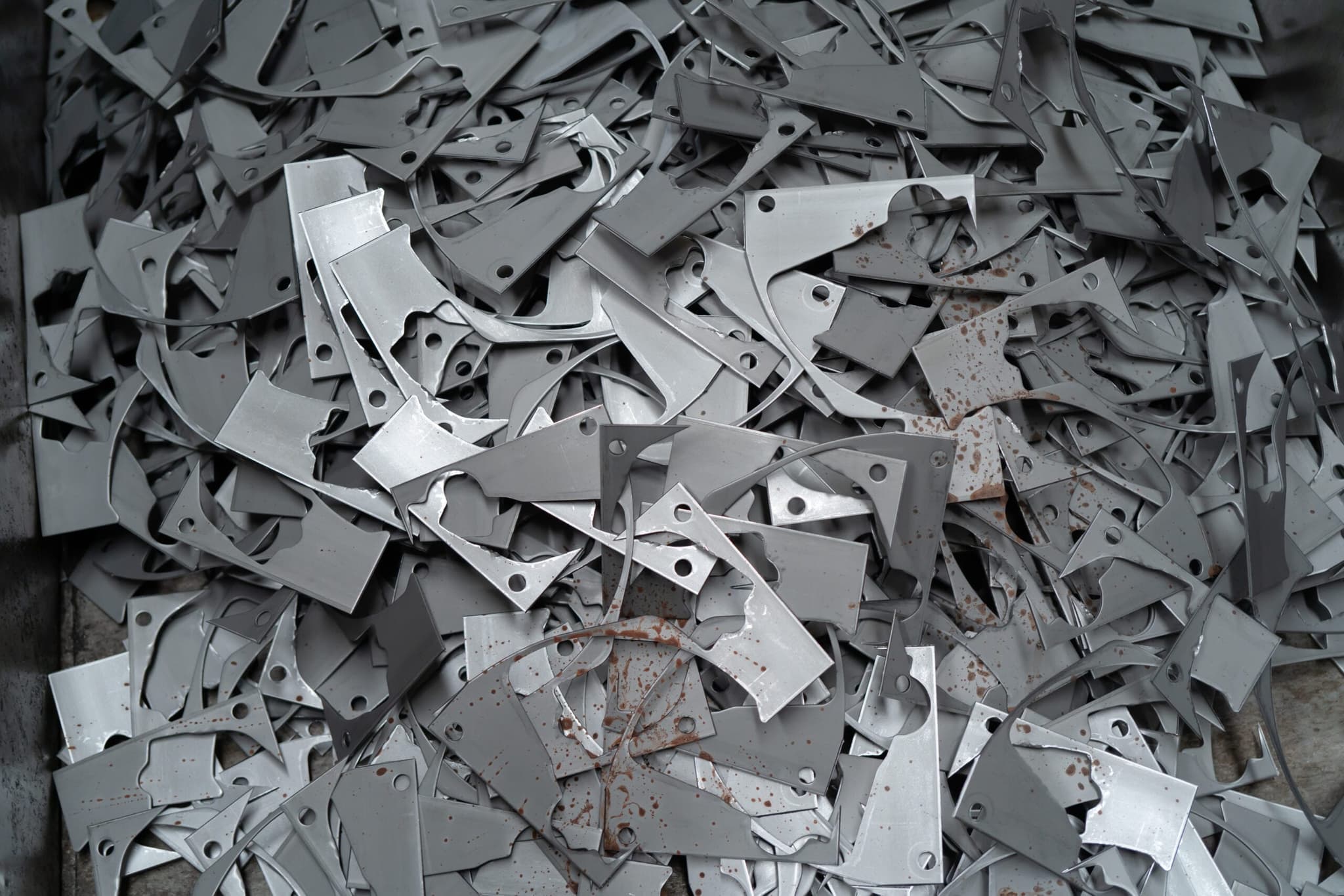Stamped stainless steel components
