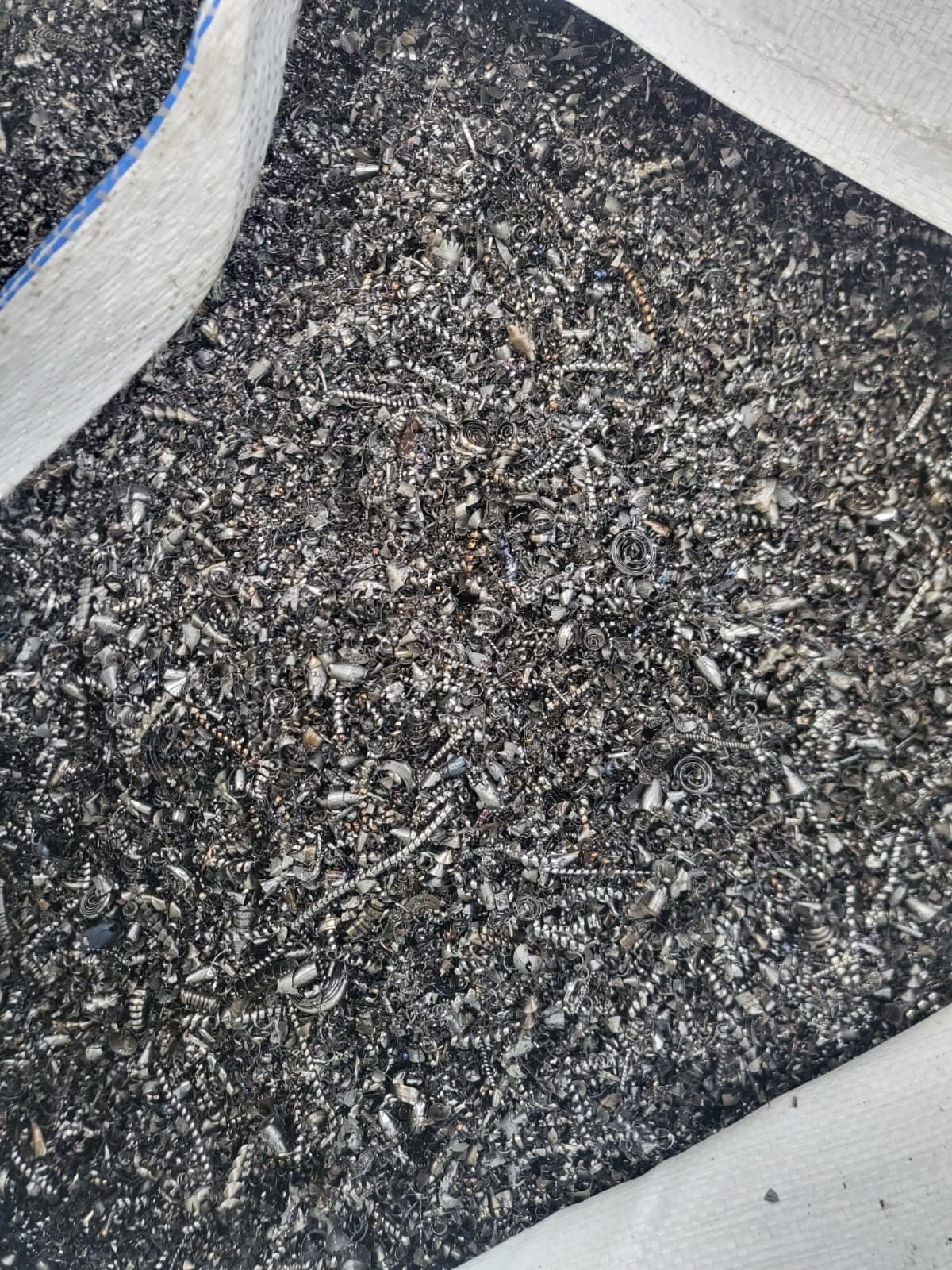 Swarf tungsten scrap